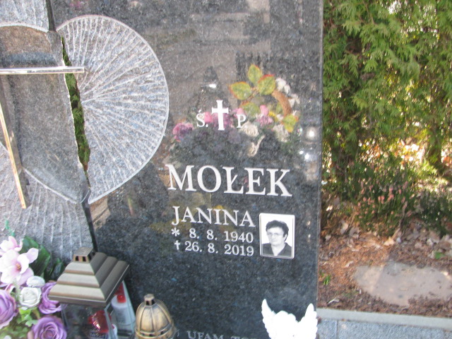 Janina Mołek 1940 Bielsko Biała Fatimska - Grobonet - Wyszukiwarka osób pochowanych